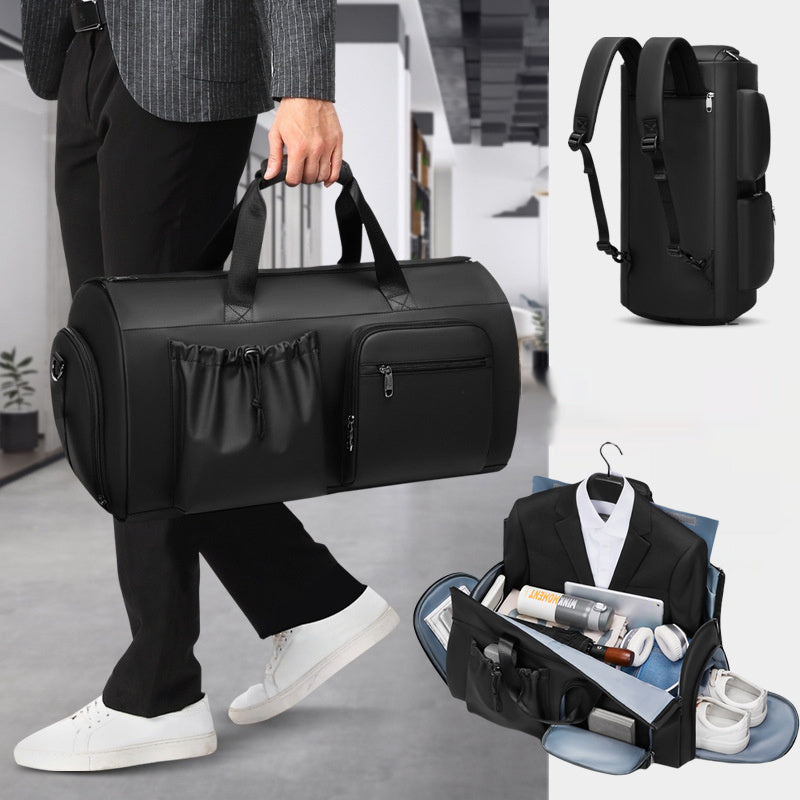 Large Capacity Travel Luggage Formal Suit Folding Buggy Bag